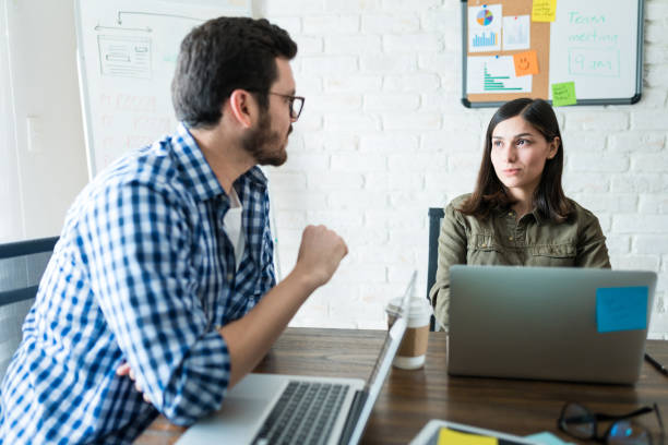 istock Business Meeting At Workplace 1164699927