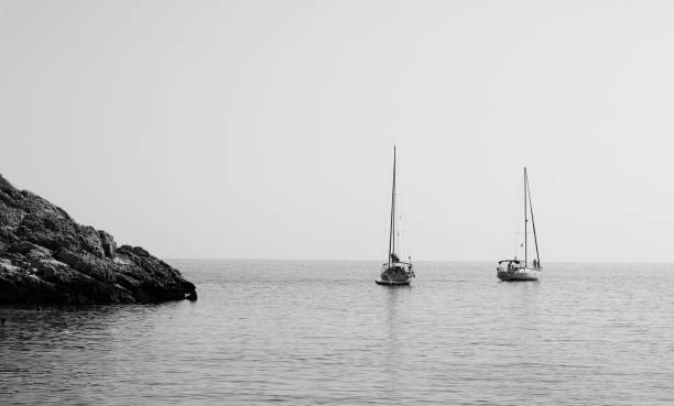 istock Sailing boats in a Bay on Hvar 1164703554