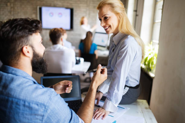 istock Successful business group working at the office. 1164704370