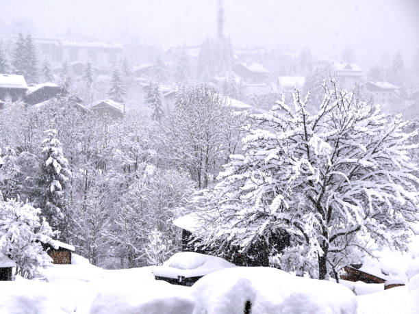 istock Village under the snow_6 1164704886