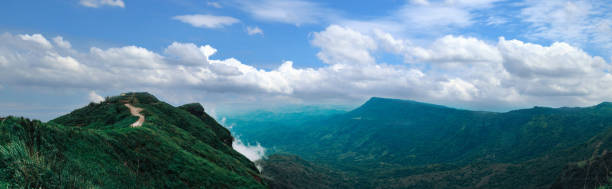 istock Panorama views valley mountain and sky rainy season 1164705462