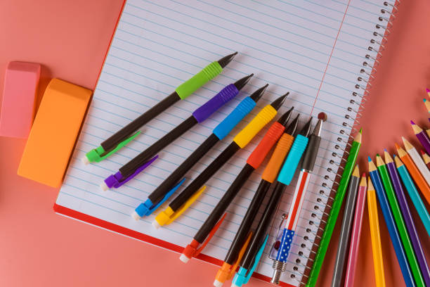 istock Back to school education school supplies equipment for student with copy space. 1164705710