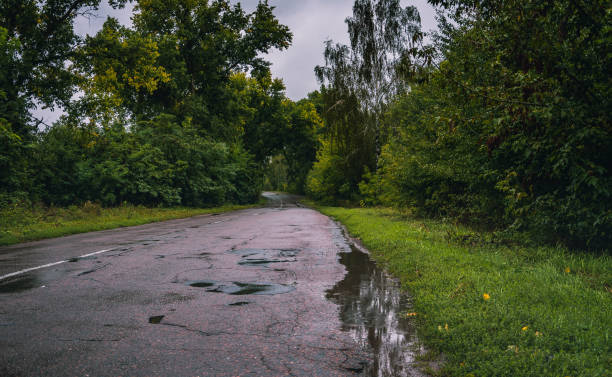 istock Cloudy sky in autumn morning 1164712738