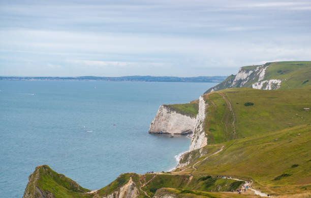 istock Looking along Dorsets Jurassic Coast 1164712789
