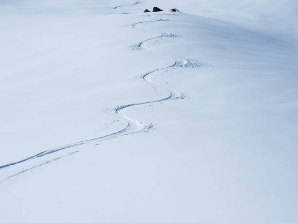 pista de esqui - ski track - fotografias e filmes do acervo
