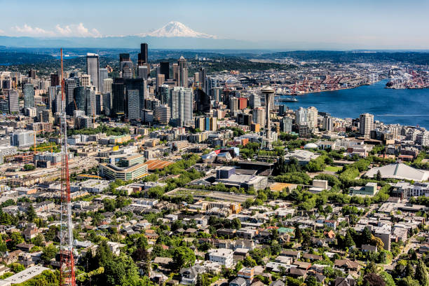 istock Urban Sprawl of Seattle From Above 1164717243