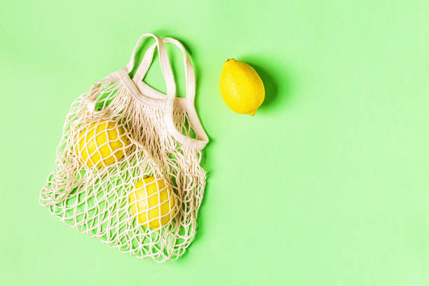 istock Cotton bags for free plastic shopping 1164717512