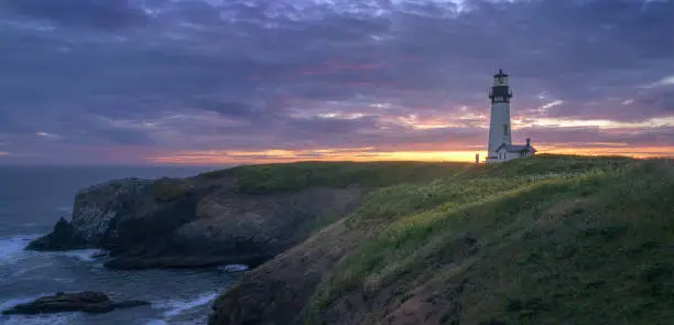Photo of Yaquina Head Lighthouse in Oregon