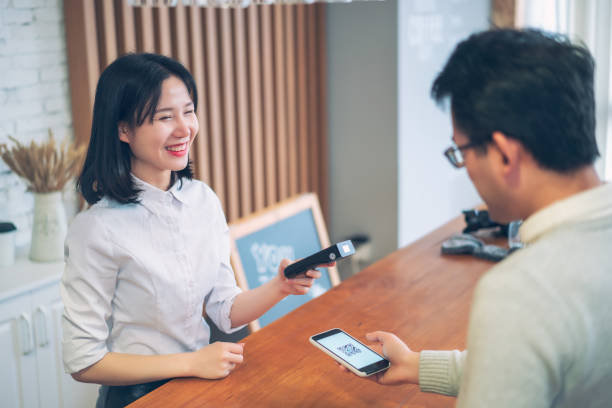 istock Contactless payment by smart phone QR codep 1164728969