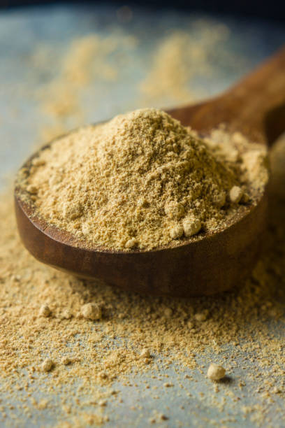istock Close-up of dry mango powder 1164729459