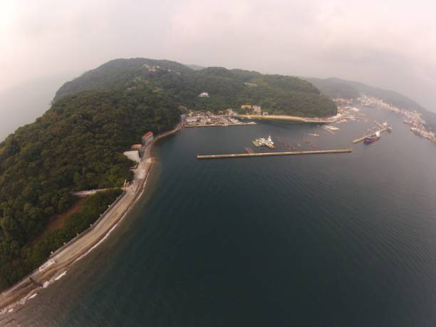 istock Early morning harbor town, Himeji, Ieshima 1164735239