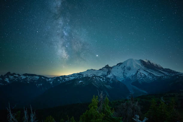 istock Milky Way Over Mount Rainier As Seen From Dege Peak 1164736739