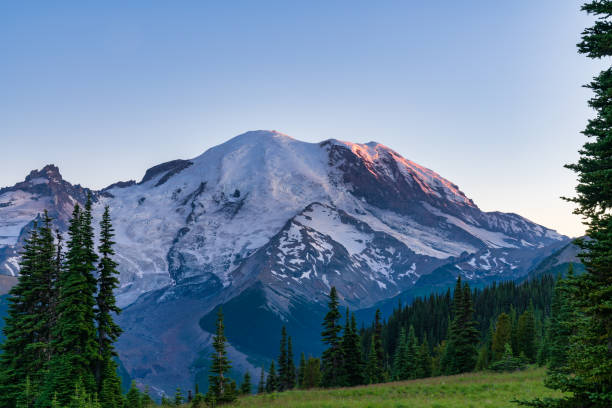 istock Sunset At Mount Rainier National Park From Sunrise Road 1164736807