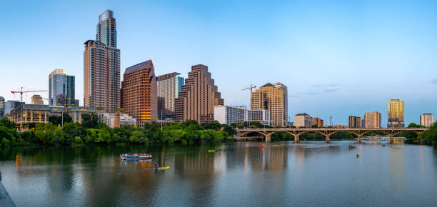 istock Austin Texas USA evening skyline panorama 1164742367