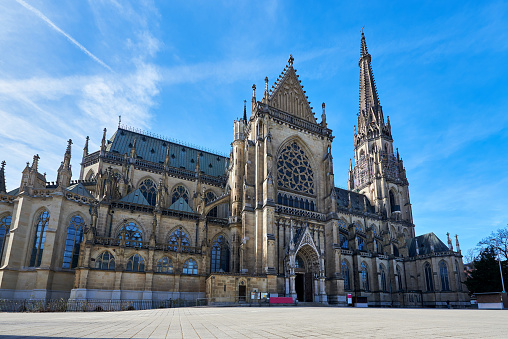 The New Cathedral, also known as the Cathedral of the Immaculate Conception, is a Roman Catholic cathedral located in Linz, Austria.