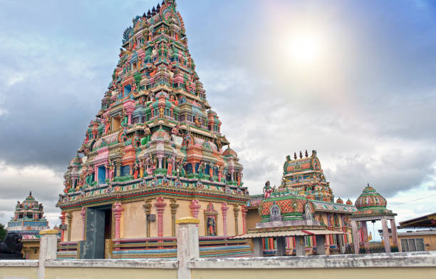 istock Mauritius. Hindu temple 1164756381