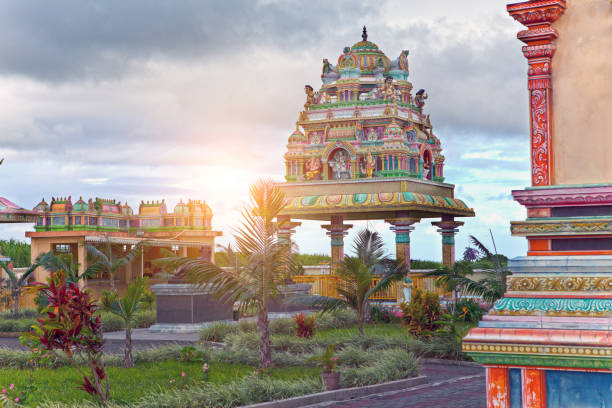 istock Mauritius. Hindu temple 1164756382