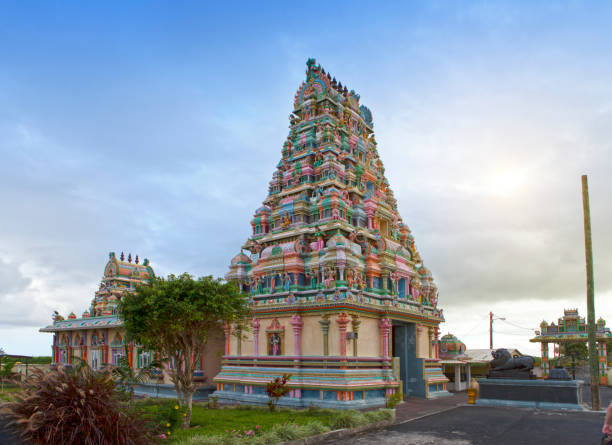 istock Mauritius. Hindu temple 1164756388