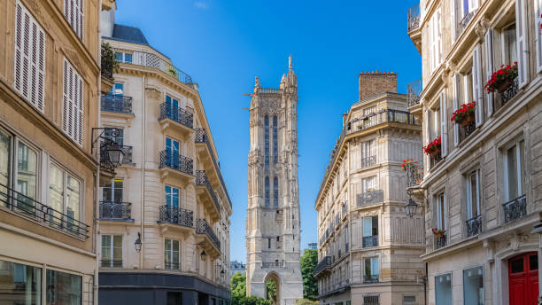 istock Paris, beautiful building rue Nicolas-Flamel 1164757461