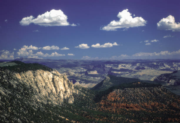Dinosaur National Monument - Distant Canyon View - 1986