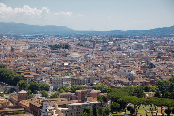 istock Aerial view of Rome 1164765187