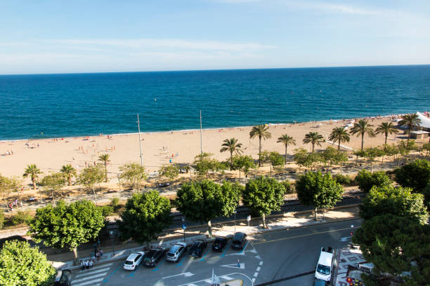 istock Beach in Calella on the Mediterranean near Barcelona 1164777639