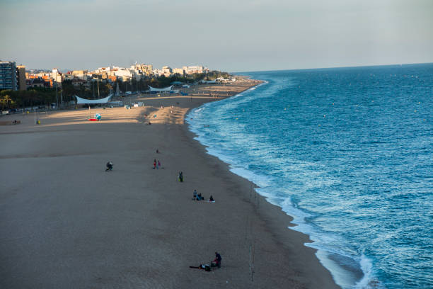 istock Beach in Calella on the Mediterranean near Barcelona 1164779094