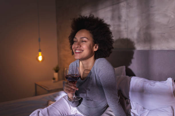 istock Woman enjoying leisure time at home 1164781383