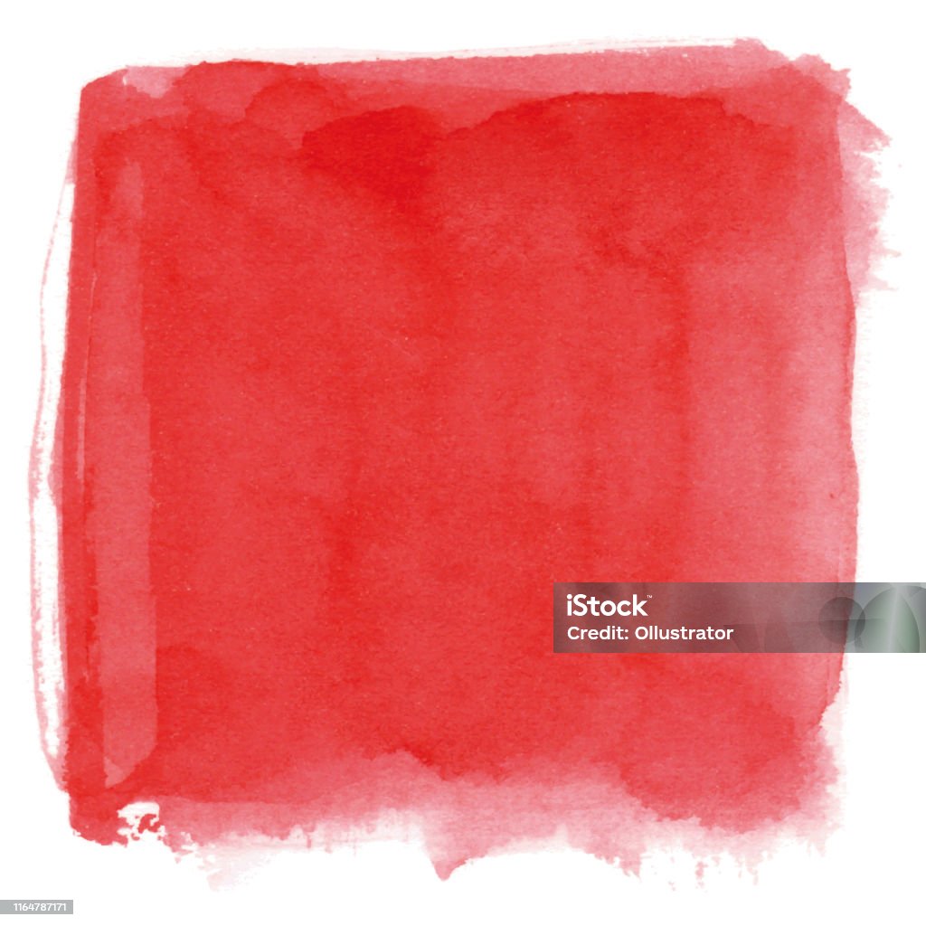 Watercolor red background Vectorized watercolor background. Red stock vector