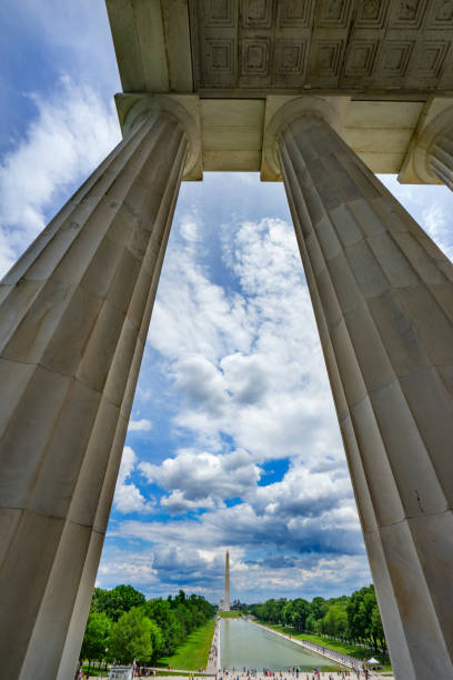 istock Tall Columns Washington Monument Capitol Hill Lincoln Memorial Washington DC 1164797612