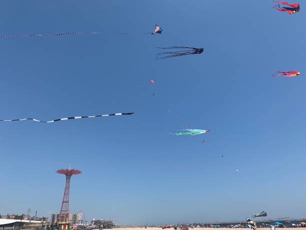 istock Brooklyn Corny Island Beach kite New York 1164799375