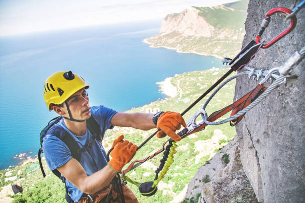istock Mountaineering in Crimea. 1164802940