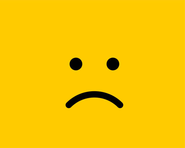 Emoji Smile Icon Vector Symbol On Yellow Background Sad Face Cartoon  Character Wallpaper Stock Illustration - Download Image Now - iStock
