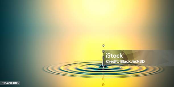 Water Splash Stock Photo - Download Image Now - Water, Drop, Abstract