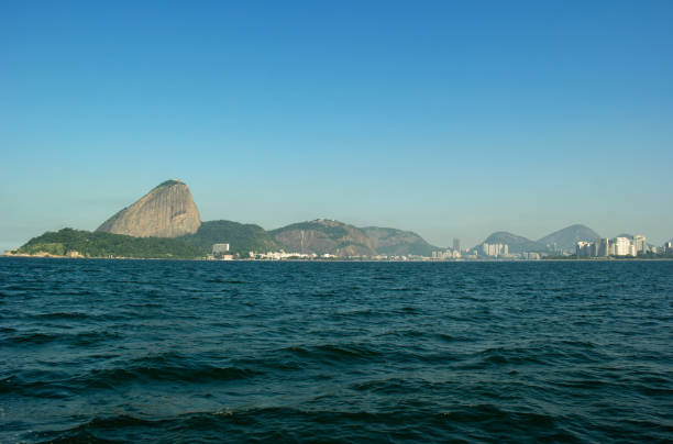 montanhas e opinião da cidade - clear sky landscape urca southeastern region - fotografias e filmes do acervo