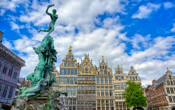 istock Brabo Fountain in Antwerp (Antwerp), Belgium 1164814483
