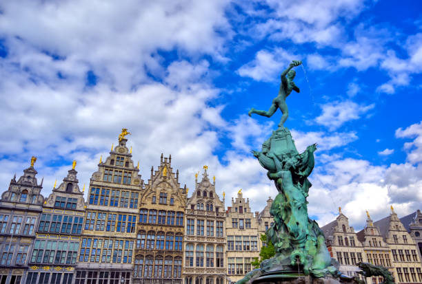 istock Brabo Fountain in Antwerp (Antwerp), Belgium 1164814489