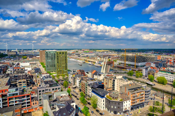 istock Aerial view of Antwerp (Antwerpen), Belgium 1164814611