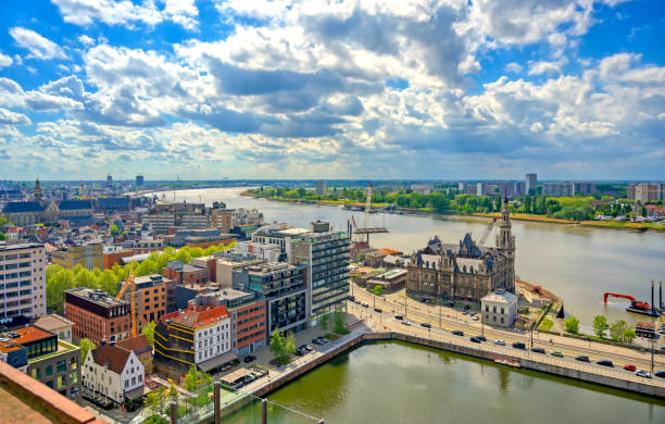 istock Aerial view of Antwerp (Antwerpen), Belgium 1164814647