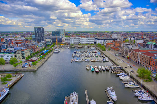 istock Aerial view of Antwerp (Antwerpen), Belgium 1164815286