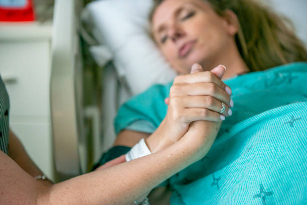 istock Young women in labor. 1164815401