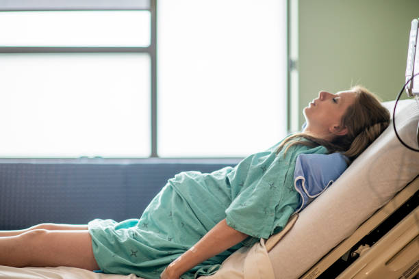 istock Young women in labor. 1164815419