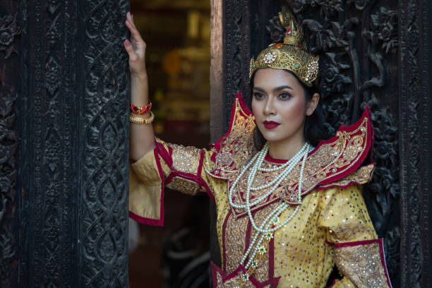 istock Myanmar traditional costumes 1164822972