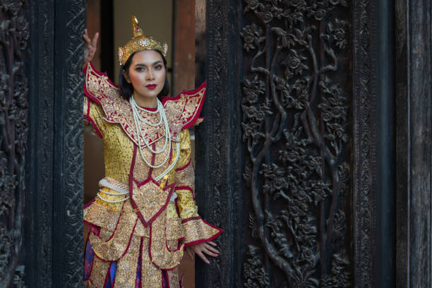 istock Myanmar traditional costumes 1164822974