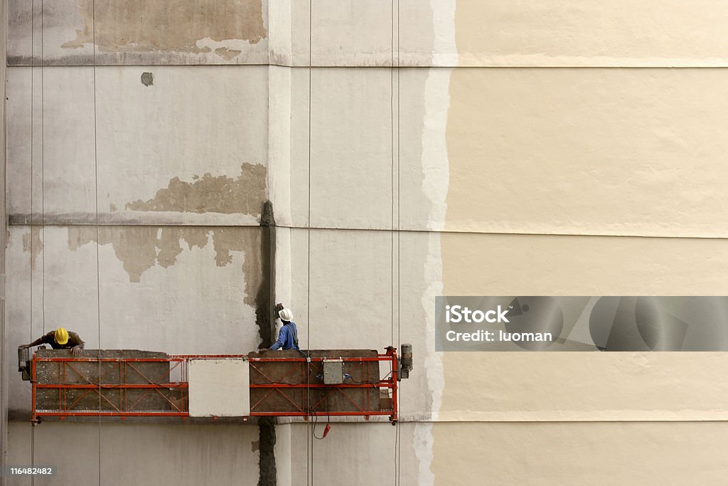 2 つの scaffold 員 - カラー画像のロイヤリティフリーストックフォト