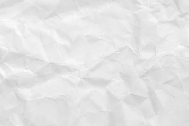 istock Clean white paper, wrinkled, abstract for background. 1164825230