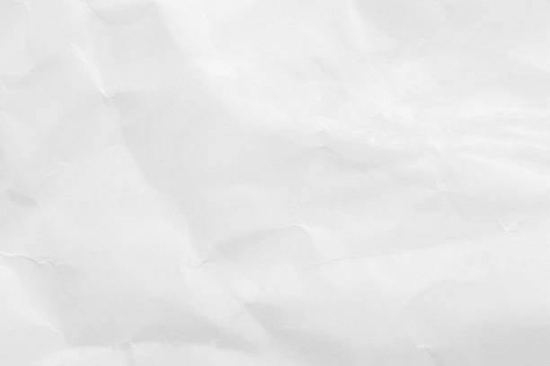 istock Clean white paper, wrinkled, abstract for background. 1164825395
