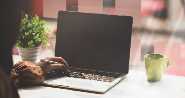 istock Young female freelancer working on her idea concepts 1164826426