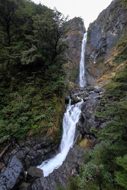 istock Devils Punch bowl Waterfall, Arthur's Pass National Park, New Zealand 1164833836