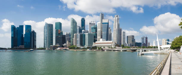 istock Overall view of singapore 1164836912